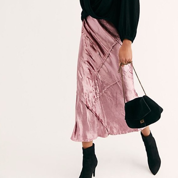 Free People Dresses & Skirts - Free People “Serious Swagger” Purple Maxi Skirt